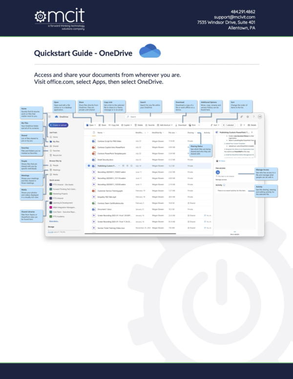 OneDrive Quickstart Guide Thumbnail